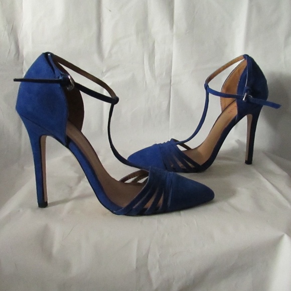 JustFab Blue Heels - Picture 5 of 6